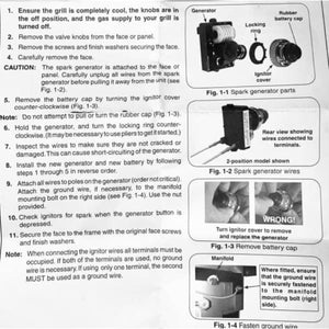 BBQ Grill Compatible With American Outdoor Grills Ignitor 2-Spark DIY3199-47 - DIY PART CENTERBBQ Grill Compatible With American Outdoor Grills Ignitor 2-Spark DIY3199-47BBQ Grill PartsDIY PART CENTERDIY3199-47