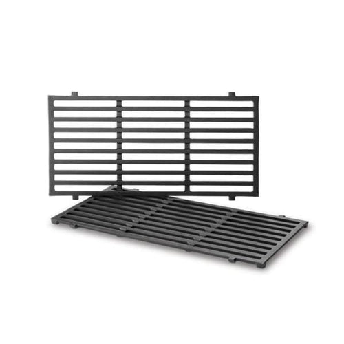 BBQ Grill Compatible With Weber Grills 2 Piece Porcelain Enameled Cast Iron Grates 17 1/2