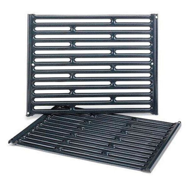 BBQ Grill Compatible With Weber Grills 2-Piece Porcelain-Enameled Steel Grate 15