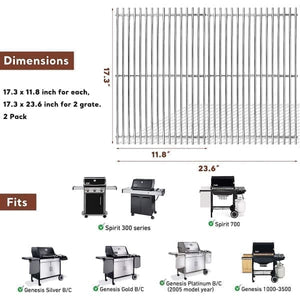 BBQ Grill Compatible With Weber Grills 2 - Pk Grates DIY7639 - DIY PART CENTERBBQ Grill Compatible With Weber Grills 2 - Pk Grates DIY7639BBQ Grill PartsDIY PART CENTERDIY7639