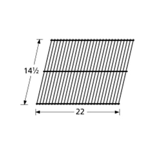 BBQ Grill Members Mark 1 Piece Chrome Steel Wire Grate 14 1/2" x 22" BCP41301 - DIY PART CENTERBBQ Grill Members Mark 1 Piece Chrome Steel Wire Grate 14 1/2" x 22" BCP41301BBQ Grill PartsDIY PART CENTERBCP41301