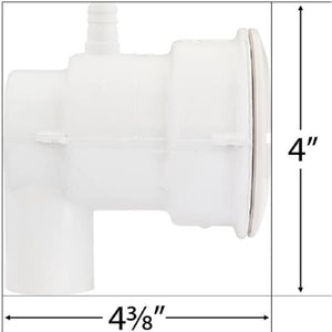 Hot Tub Classic Parts Dynasty Spa Poly Jet Body 3/8 Inch Barb X 3/4 Inch Slip DYN10654 - Hot Tub Parts