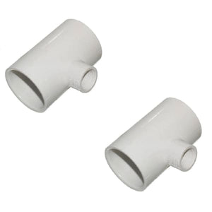 Hot Tub Coleman Spas Pvc 1 1/2 Inch X 1 1/2 Inch Slip Tee X 1/2 Inch Female Thread 2 Pack 100625 - DIY PART CENTERHot Tub Coleman Spas Pvc 1 1/2 Inch X 1 1/2 Inch Slip Tee X 1/2 Inch Female Thread 2 Pack 100625Hot Tub PartsDIY PART CENTER100625