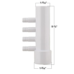 Hot Tub Compatible With Coleman Spas Manifold 1"Slip/Spig 4-3/8" Barb DIY100681 - DIY PART CENTERHot Tub Compatible With Coleman Spas Manifold 1"Slip/Spig 4-3/8" Barb DIY100681Hot Tub PartsDIY PART CENTERDIY100681