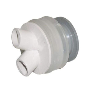 Hot Tub Compatible With Dimension One Spas Hydro - Air Magna'ssage Dual Port Rotating Insert, White DIM01510 - 165W - DIY PART CENTERHot Tub Compatible With Dimension One Spas Hydro - Air Magna'ssage Dual Port Rotating Insert, White DIM01510 - 165WHot Tub PartsDIY PART CENTERDIM01510 - 165W