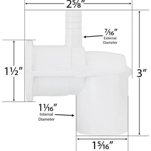 Hot Tub Compatible With Dynasty Spas Jet Body 3/8" Barb X 3/4" Slip WWP212 - 0590 - DIY PART CENTERHot Tub Compatible With Dynasty Spas Jet Body 3/8" Barb X 3/4" Slip WWP212 - 0590Hot Tub PartsDIY PART CENTERDYN10508