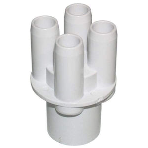 Hot Tub Compatible With Dynasty Spas Manifold, 1 Inch Slip X (4) 3/4 Inch Smooth Barb DYN11226 - DIY PART CENTERHot Tub Compatible With Dynasty Spas Manifold, 1 Inch Slip X (4) 3/4 Inch Smooth Barb DYN11226Hot Tub PartsDIY PART CENTERDYN11226