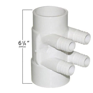 Hot Tub Compatible With Marquis Spas Manifold 2" Slip X 2" Sg 4 - 3/4" Barbed MRQ250 - 0135 - DIY PART CENTERHot Tub Compatible With Marquis Spas Manifold 2" Slip X 2" Sg 4 - 3/4" Barbed MRQ250 - 0135Hot Tub PartsDIY PART CENTERMRQ250 - 0135