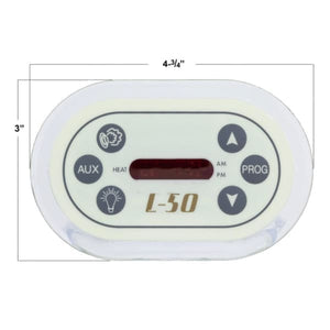 Hot Tub Compatible With Vita Spas L50 Top Side Control VIT460098 - DIY PART CENTERHot Tub Compatible With Vita Spas L50 Top Side Control VIT460098Hot Tub PartsDIY PART CENTERVIT460098