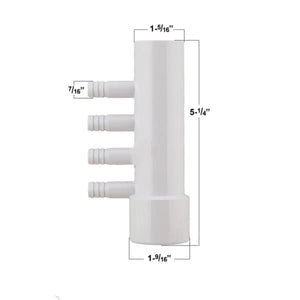 Hot Tub Compatible With Vita Spas Manifold 4 3/8 "Barb X 1" X 1" VIT231434 - DIY PART CENTERHot Tub Compatible With Vita Spas Manifold 4 3/8 "Barb X 1" X 1" VIT231434Hot Tub PartsDIY PART CENTERVIT231434