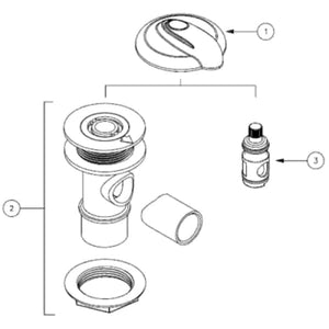 Hot Tub Compatible With Watkins Spas Air Valve Assembly 2006 To Current Was 73340 Replacement Now Is 73919 - DIY PART CENTERHot Tub Compatible With Watkins Spas Air Valve Assembly 2006 To Current Was 73340 Replacement Now Is 73919Hot Tub PartsDIY PART CENTER73340